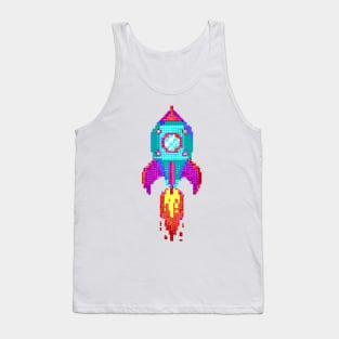 Rocket 8-bit Tank Top